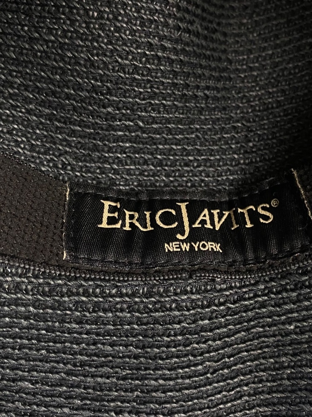 Eric Javits Squishee Packable Wide Brim Sun Hut Charcoal UPF 50+ - Picture 4 of 7